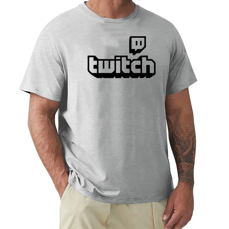 Personalised Twitch Tv Gaming Men T-Shirt Huikoo High Quality 100% Cotton Stream Live Viral Fans Tee Unisex Fathers Day Kid Gift