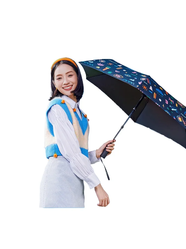 Intelligent electric vinyl parasol, full automatic anti-ultraviolet for men and women