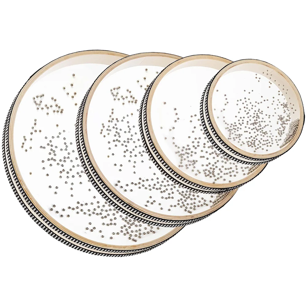 

4 Pcs Surf Drum Music Instrument Kids Hand Percussion Small Instruments Sea Wave Sound Ocean Toy Child