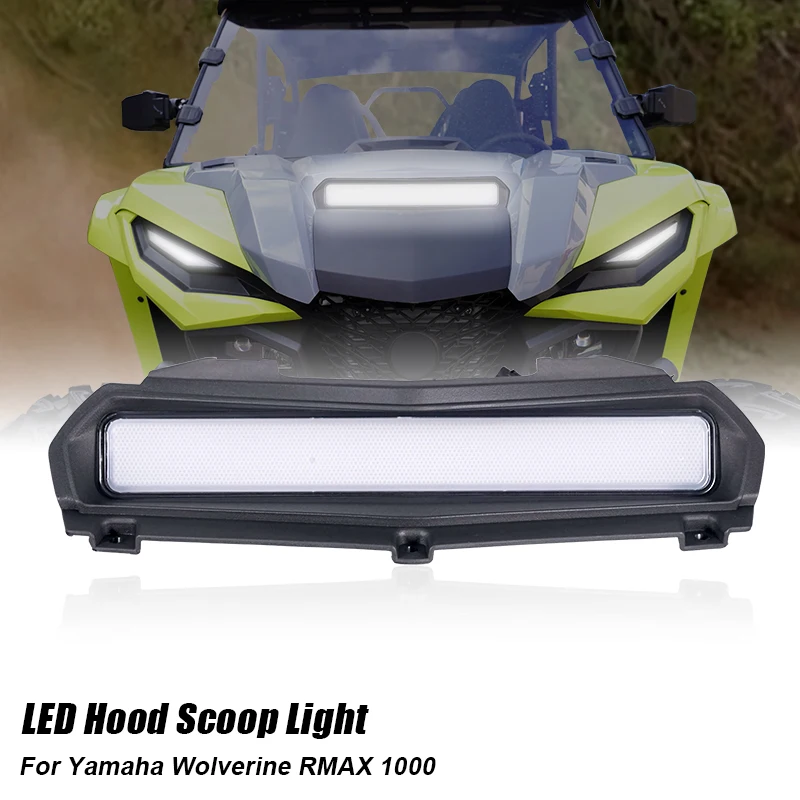 favorable price auto lighting system LED hood scoop light for  Wolverine RMAX 1000  atv parts