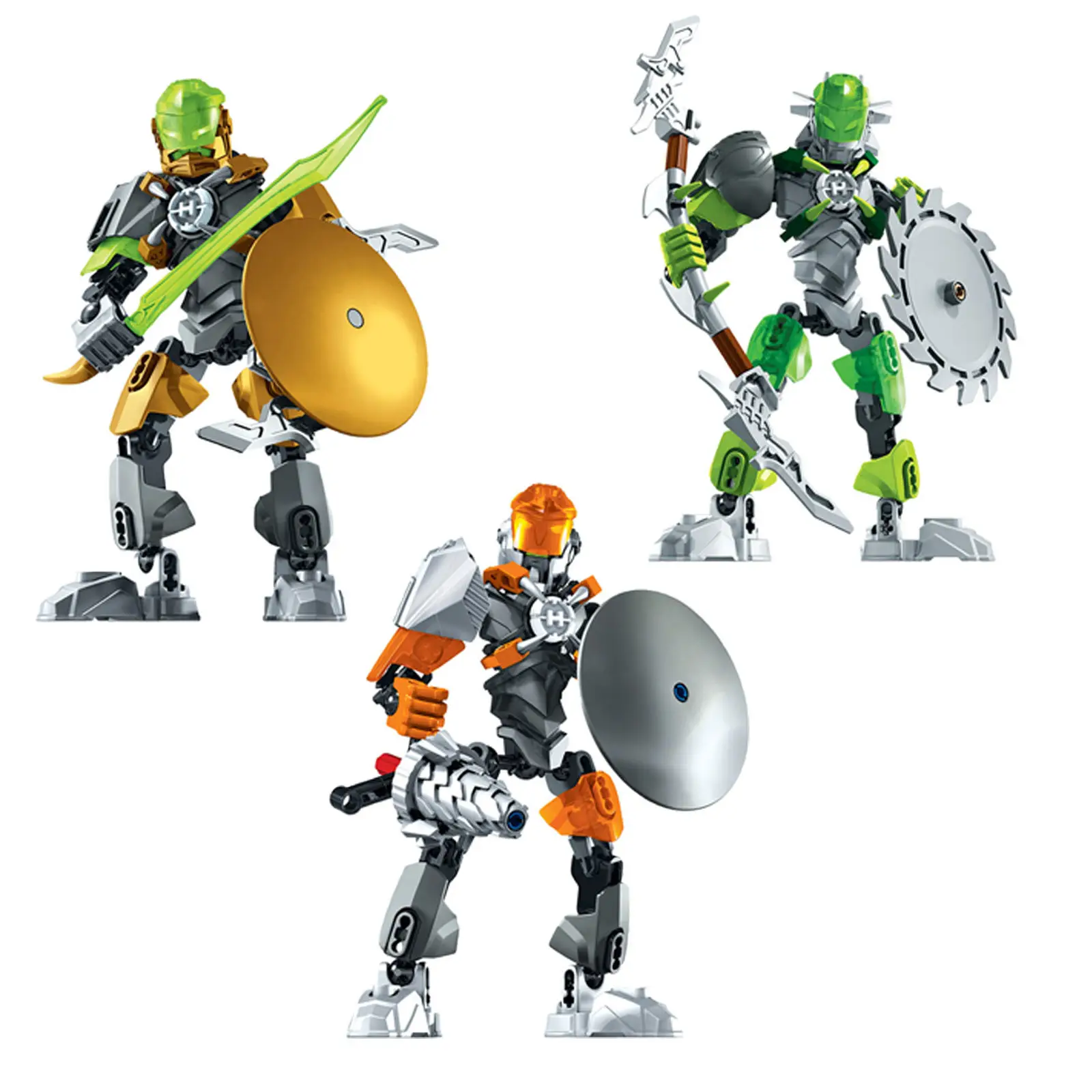 Hero Factory 5.0 Surge and Rocka Assembiy Robot Super Fight Inserted Educational Toys Assembled Soldiers Assault Wave Boy Gifts