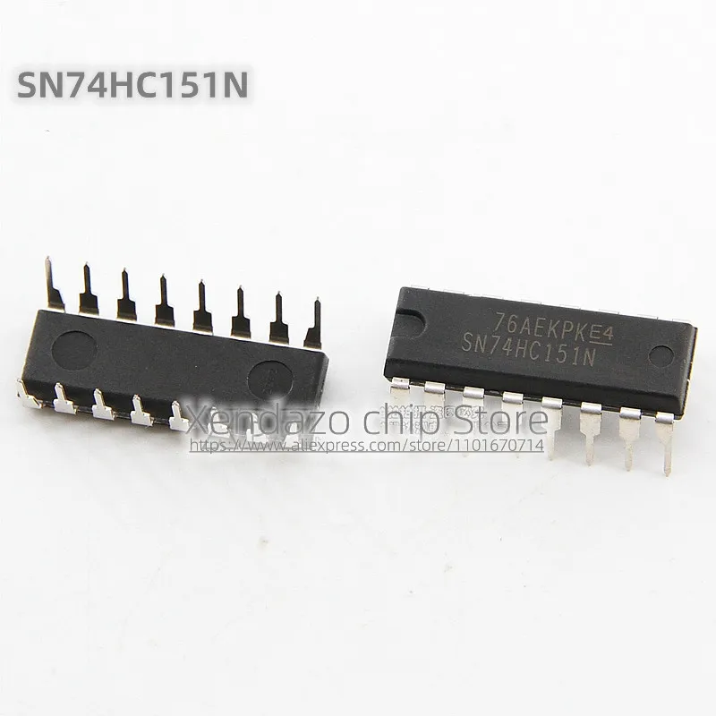 10pcs/lot SN74HC151N SN74HC151 74HC151 74HC151 DIP-16 package 8-wire 1-wire data selector logic chip