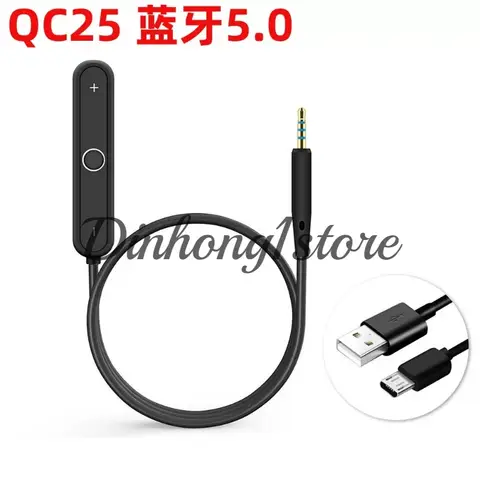 Receiver Wireless Bluetooth 5.0 Handsfree Adapter For Bose Quietcomfort 25 QC25 OE2 OE2I Headphones