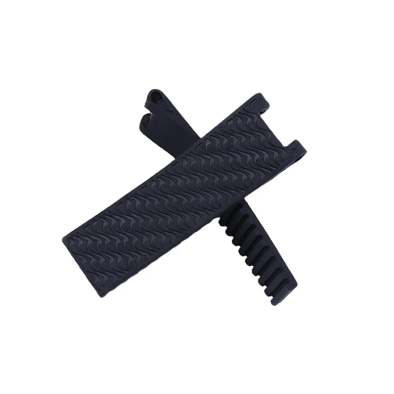 Correa de reloj de goma para hombre, accesorios compatibles con Ulysse Nardin Atenas, pulsera deportiva de silicona con boca de arco ondulado para mujer de 22mm