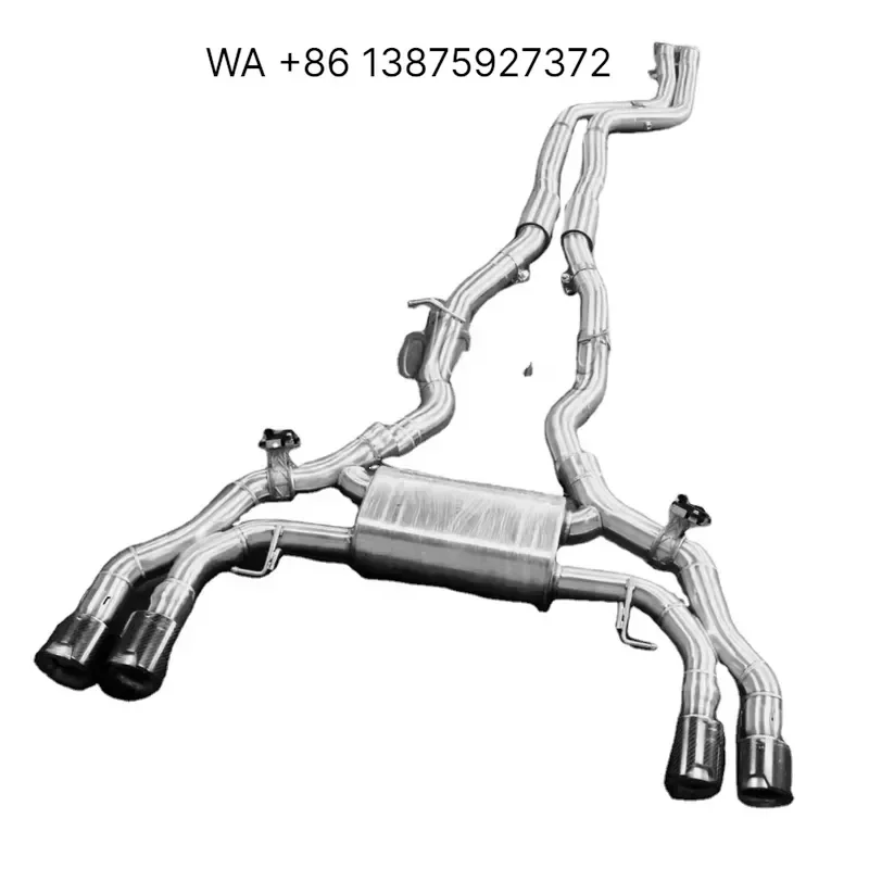 Custom Titanium Catback Exhaust System for X3M F97 High Performance Muffler Pipe Upgrade