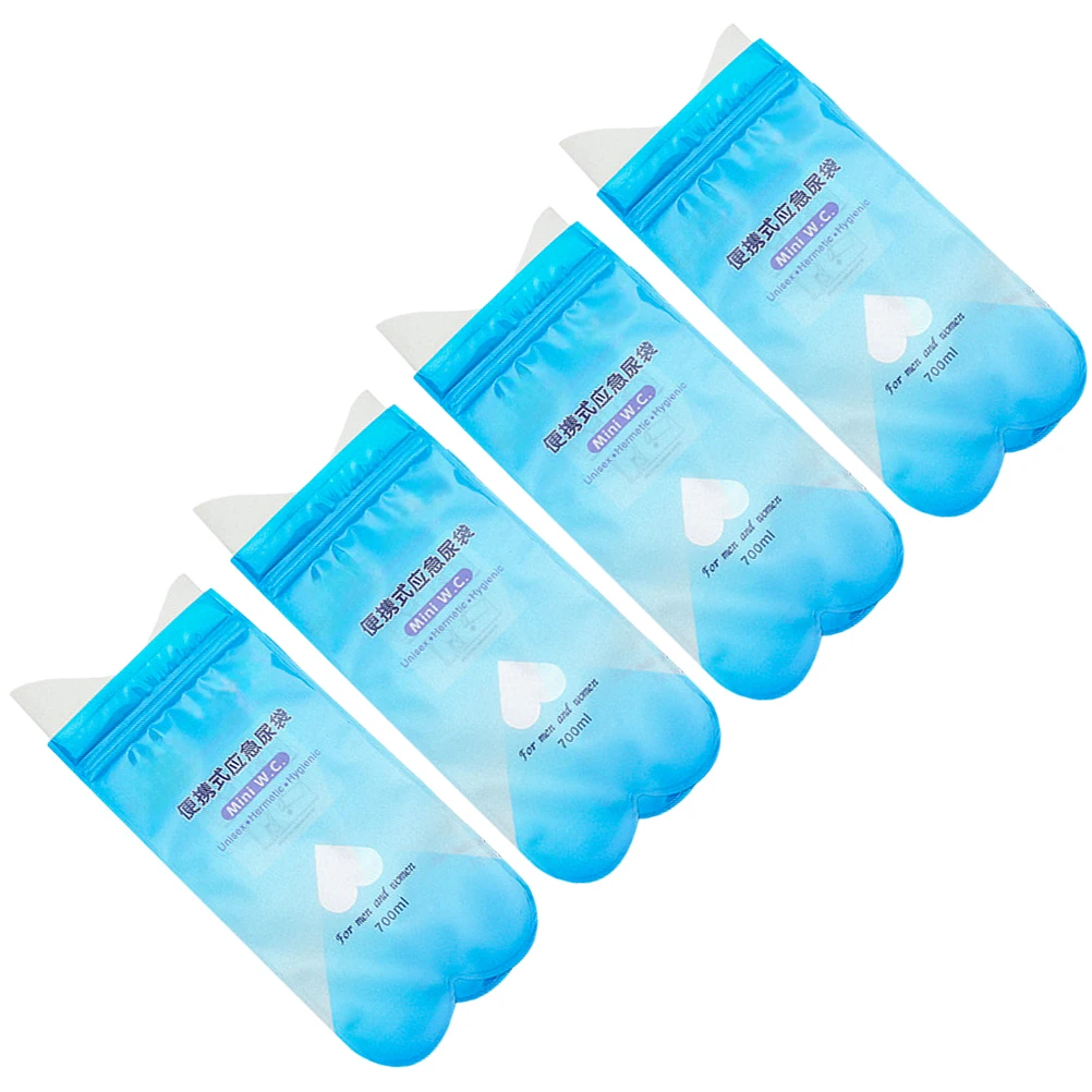 

4pcs Car Urine Bag Portable Travel Wide Disposable Urinal Camping Outdoor Emergency Container Mini Urine Bags Vehicle Hygiene