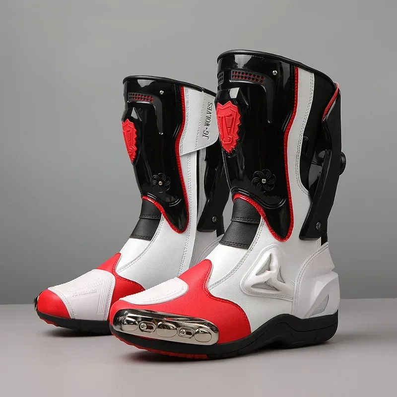 Motorcycle Platform Boots Motorcycle Cross-country Professional Racing Boots Breathable Wear Safety To Protect Motorcyclists