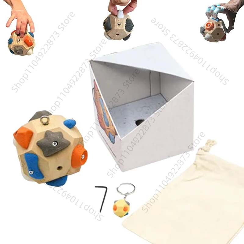 New Finger Climbing Ball Finger Strength Exercise Climbing Ball 18 Real Rock Points + Card Gameplay Climbing Enthusiast Gifts