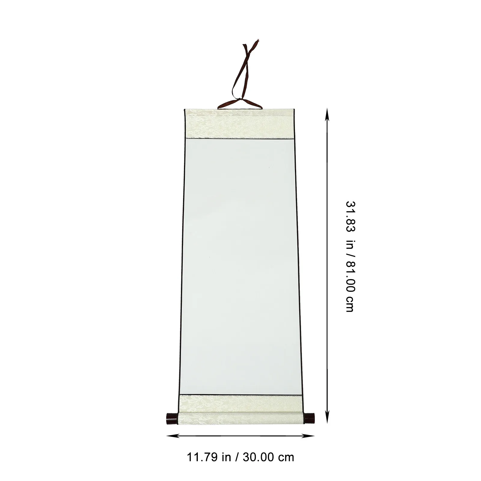 Chinese Calligraphy Paper Scroll Vintage Blank Hanging Scroll Paper Lightweight Convenient for Art Practicing Painting