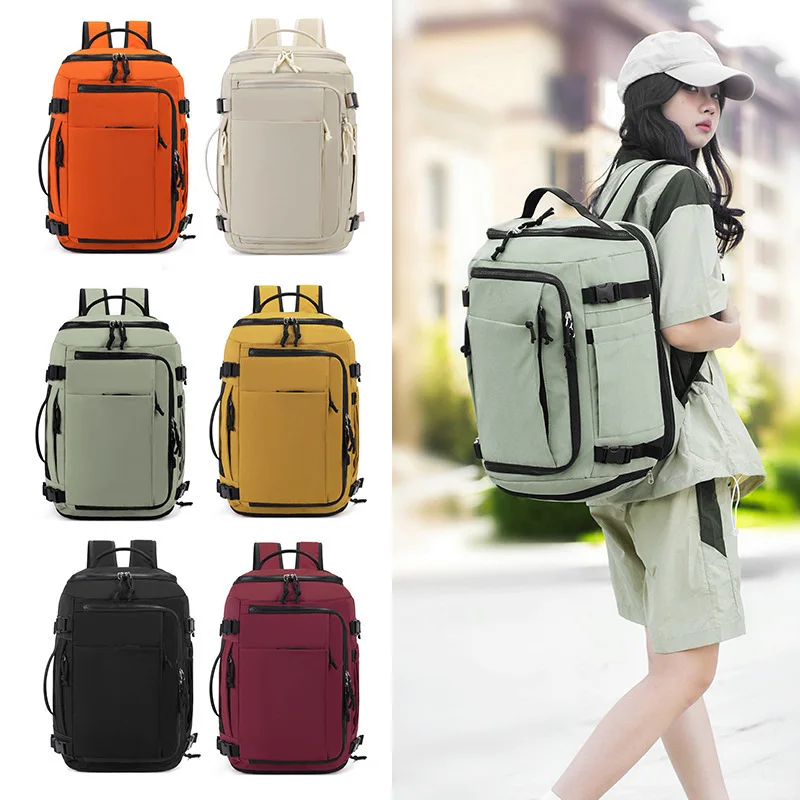 

New Men's And Women's Double Shoulder Sports Bag For Business Trips And Travel With Shoe Compartment