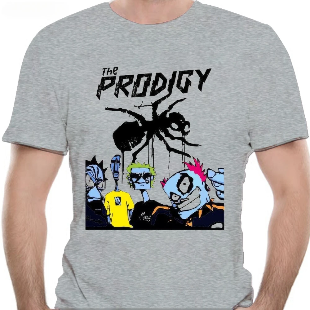 Men T Shirt  T-shirt Prodigy The Fat of the Land white Women male brand teeshirt men summer cotton Informal manga Sweatshirt