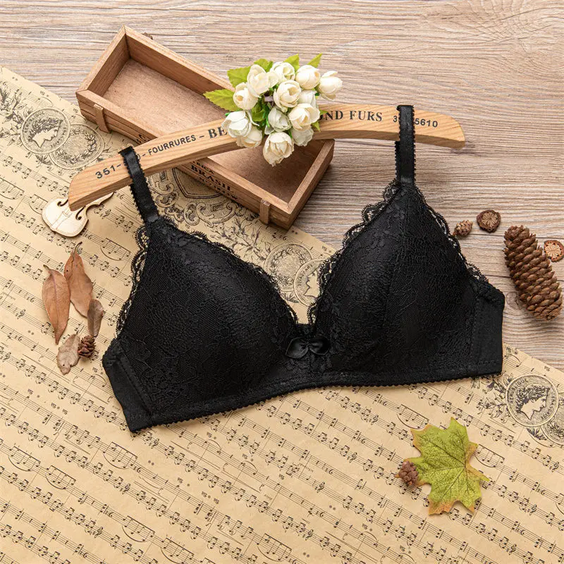 Bras For Women Underwear Bra Without Underwire Bones Plus Size Seamless Push Up Bra Top Bralette Wireless ABC Cup Brassiere