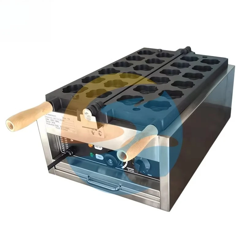 Electric Crispy Waffle Baker Machine Factory Price Cat Paw Waffle Machine Commercial Bear Paw Shape Muffin Waffle Maker