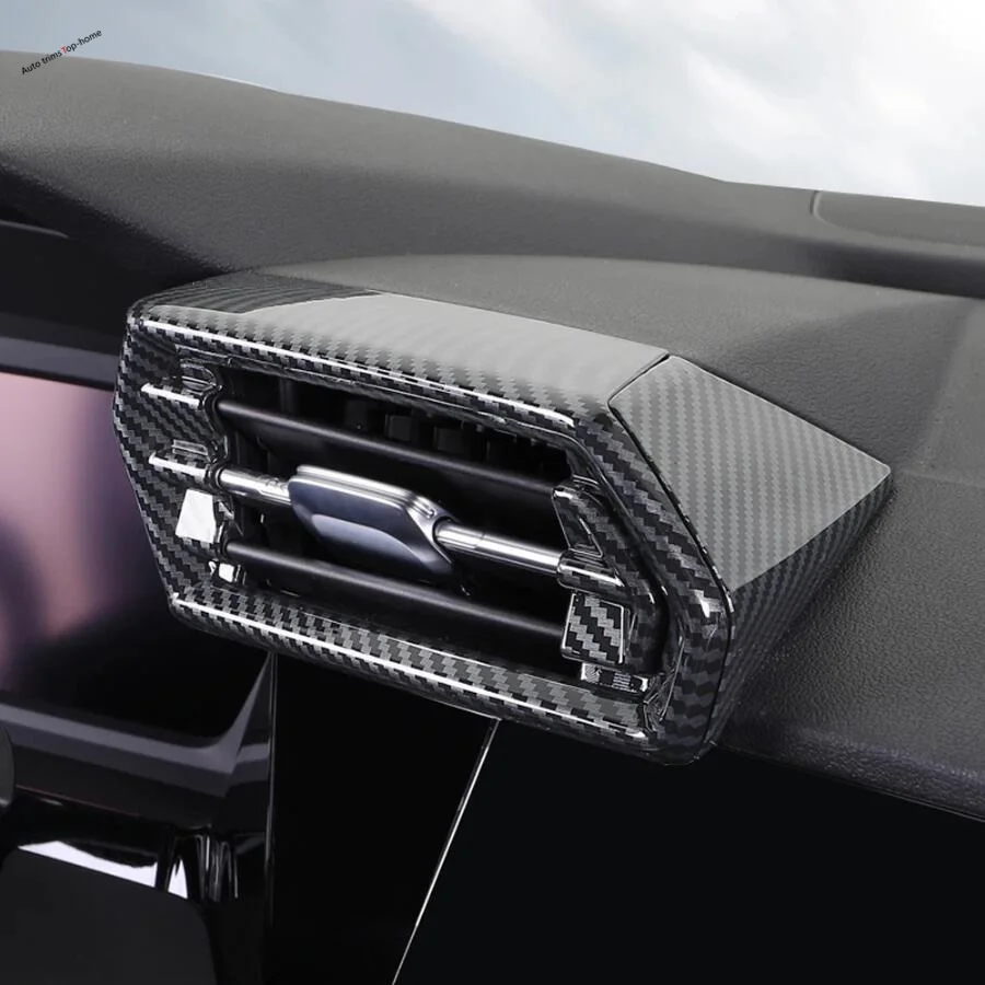 

Carbon Fiber Style Interior Dashboard Air Vent AC Outlet Cover Trim Fit For Audi A3 8Y 2020 2021 2022 2023 LHD Car Accessories
