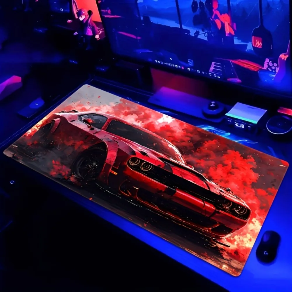 

Oversized HD Stylish Cars Gaming Mouse Pad | Premium Non-Slip Rubber Precision Stitched Desk Mat for Men Esports Office Study