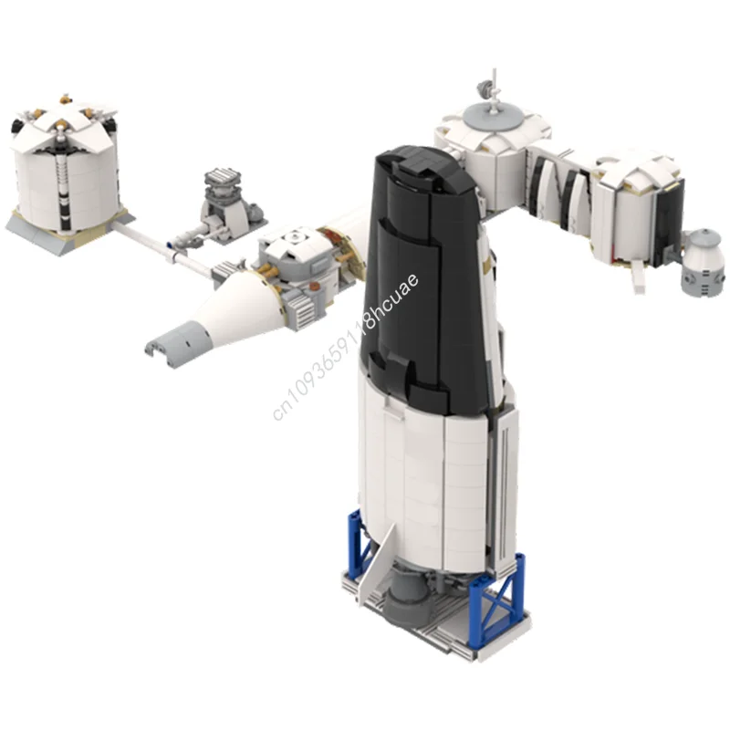 1232 шт. MOC Mars, идеи для посадки и модель CUUSOOed, строительные блоки, сборка, идея «сделай сам», рождественские подарки, кирпичная игрушка, детский день рождения