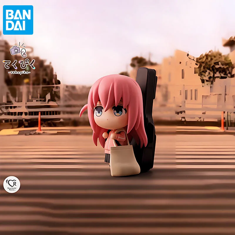 

BANDAI Original Tekupiku Series《Bocchi The Rock! Hitori Gotou》Anime Action Figure Assembly ModelToys Collectible Model Ornaments
