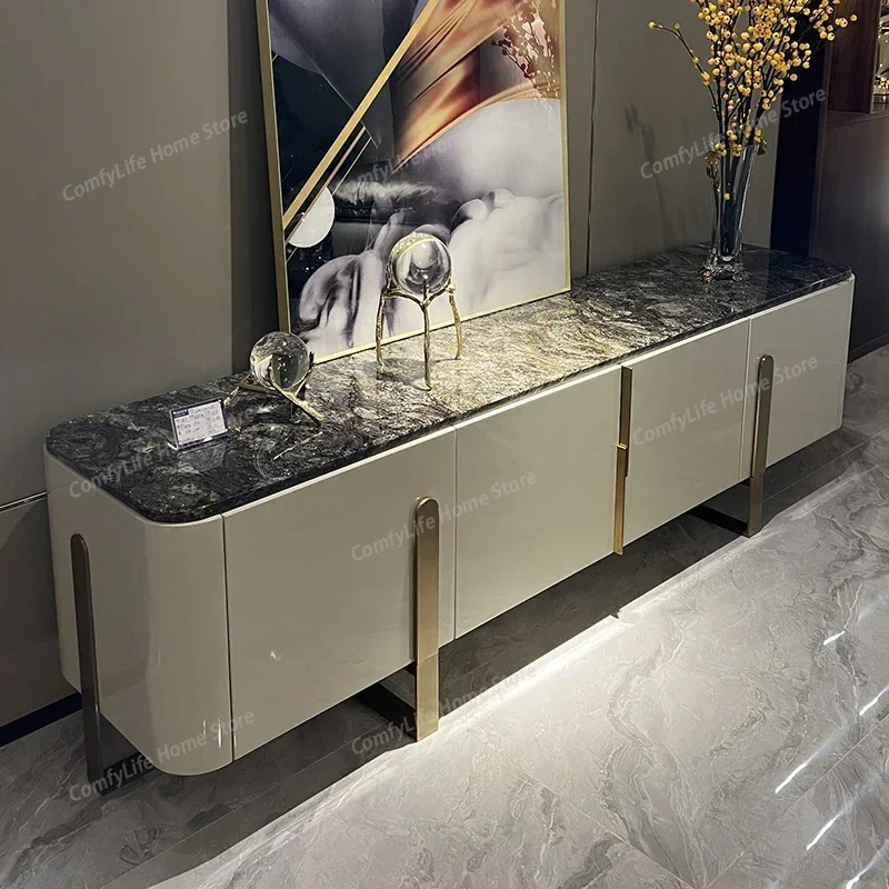 

Soild Wood Light Luxury Tv Stands Nordic Modern High End Storage Tv Stands Simple Organizer Entertainment Muebles Furniture