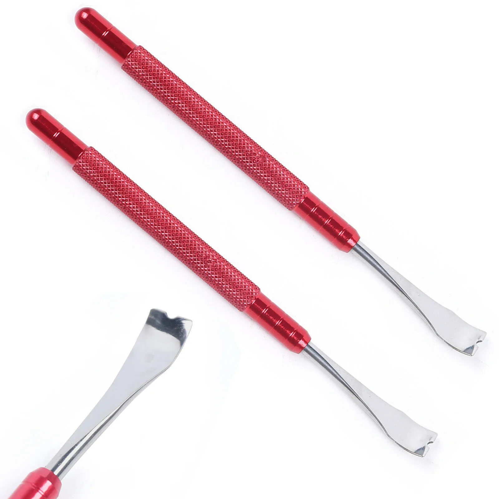 2Pcs Carbon Steel Watch Hand Remover Tool Durable Hands Puller for Watchmaker Repair & Maintenance Watch Pry Lever Hand Removing