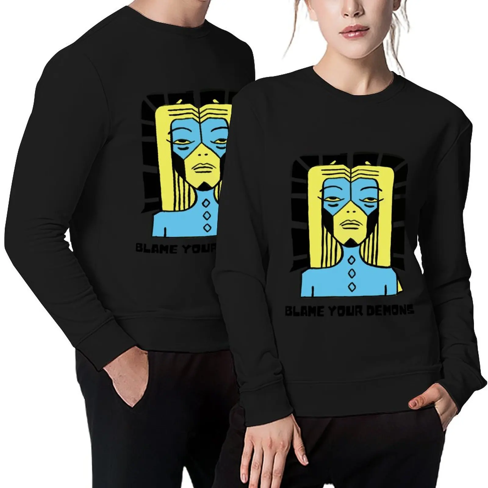 

BLAME YOUR DEMONS Pullover men's coat blouse autumn clothes mens designer clothes new sweatshirt