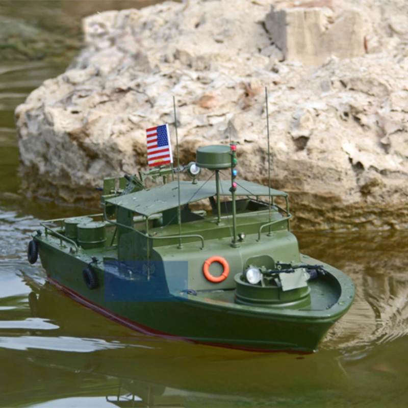 1/18 Pibber BR MKII Inland Patrol Boat Water Jet Push Remote Control Assault Boat Model Finished Product