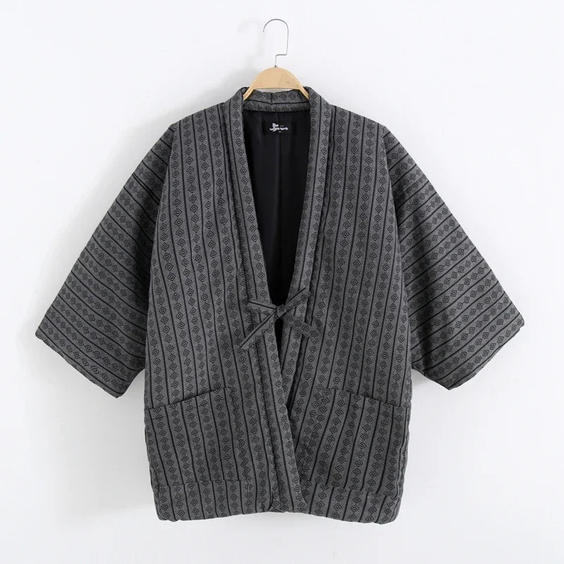 Hanten Jacken Mäntel Kimono Winter Strickjacke Haori Frauen Warm Verdicken Yukata Männer Japanische Vintage Kleidung