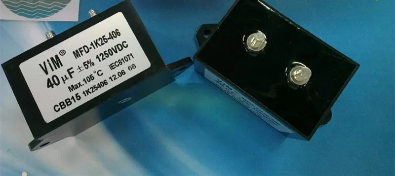 Capacitor for CBB15 1250VDC 40UF Welding Machine