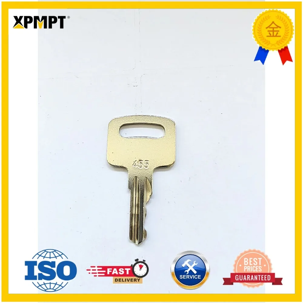 5PCS 455 Key Ignition Keys Set for Skyjack Genie JLG Snorkel 104466 Heavy-Duty Replacement Key Set for Equipment Security