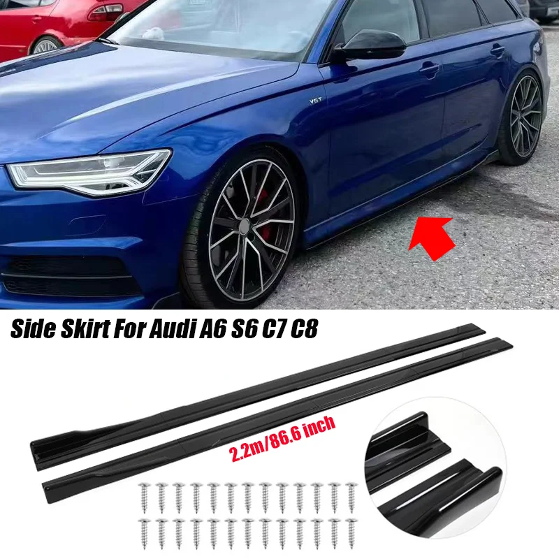 For Audi Accessories A6 S6 C7 C8 S-Line Gloss Black 2m/86.6