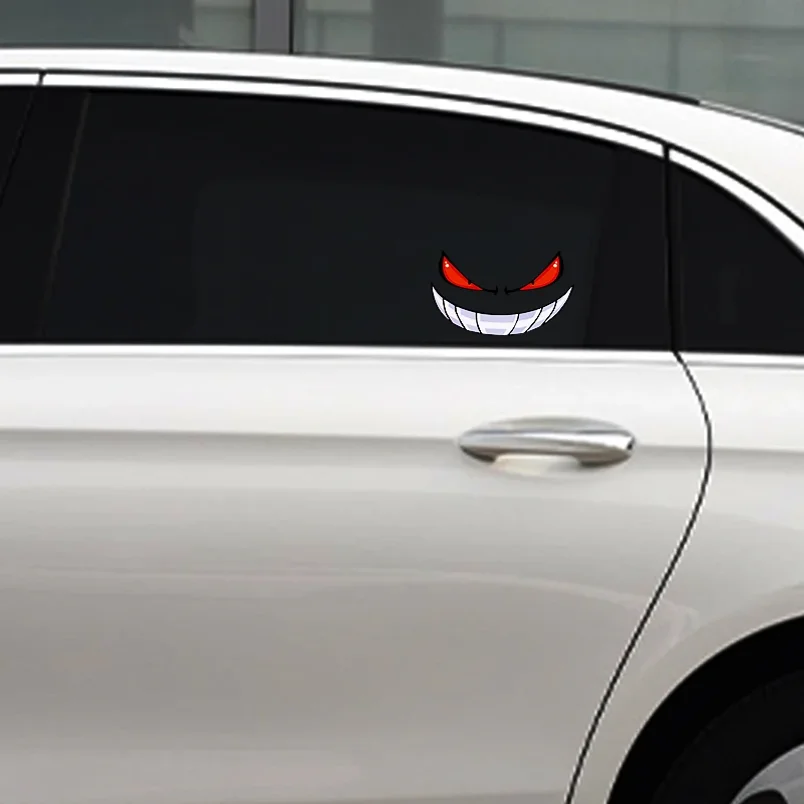 Funny and fun stickers, devil stickers, reflective and waterproof effects suitable for car, truck, motorcycle fuel tank caps