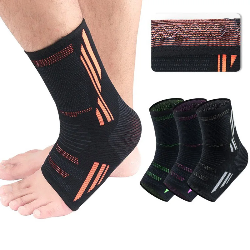 1Pcs Ankle Support Brace Elasticity Running Sports Safety Pressurized Basketball Ankle Protective Anti Ankle Sprain Foot Cover