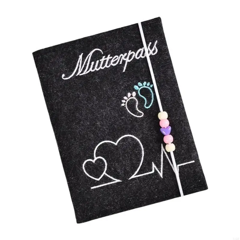 تأتي حافظة جواز السفر الحمل السميكة 54DF بجيب منظم للصور بالموجات فوق الصوتية #2