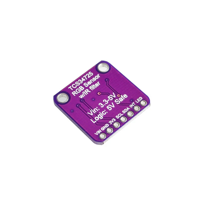 RGB Color Sensor TCS34725 with IR Filter and White LED for Arduino UNO R3