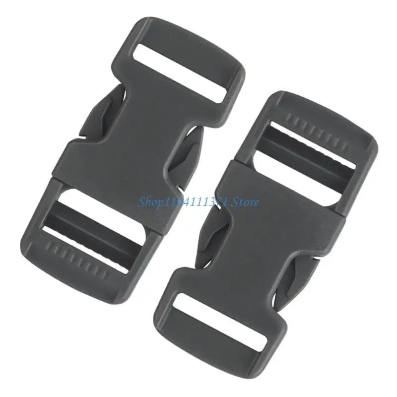 

2 Pcs/Set Quick Side Release Buckles No Sewing Clips Replacement Buckles for 2cm Webbing Strap
