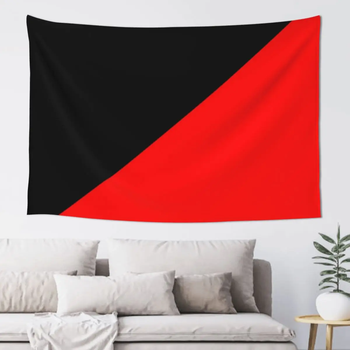 

Red Flag Tapestry For Bedroom Room Aesthetic Tapestry