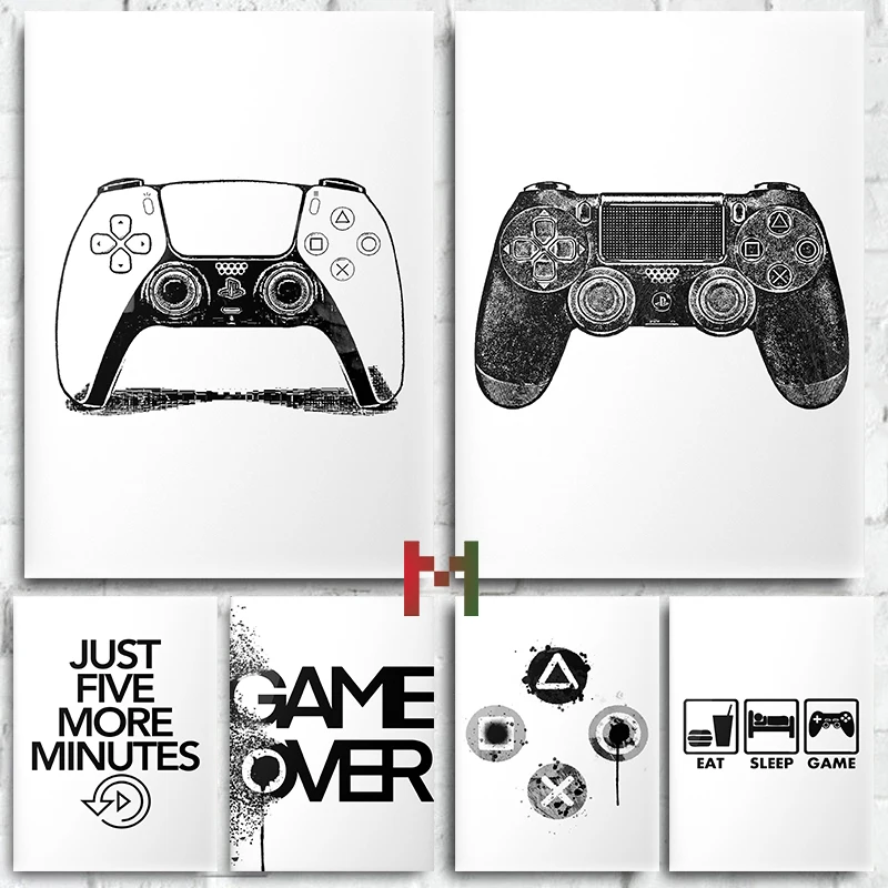 Gaming Quotes Gamer Poster Canvas Printing Gaming Prints Gaming Decor Gaming Gift Games Room Wall Art Contemporary Gaming Poster