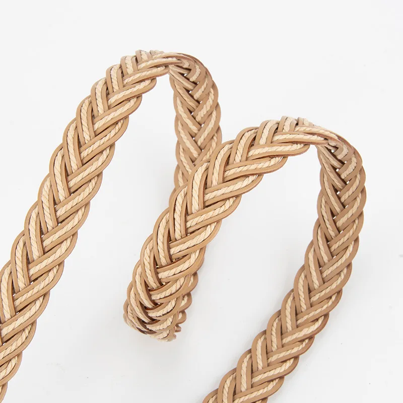 ผู้หญิงวินเทจถักรัดตัวหญิงCummerbundเสื้อเข็มขัดชุดDecrationเข็มขัดแคบJ301