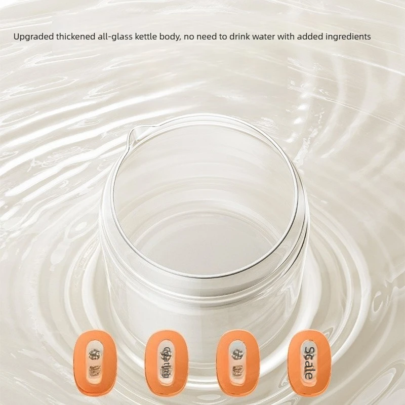 1500ml Health Tea Maker 800W Glass Electric Kettle Constant Temperature Multi Function Stewing Pot for Home Kitchen 티메이커 view 3