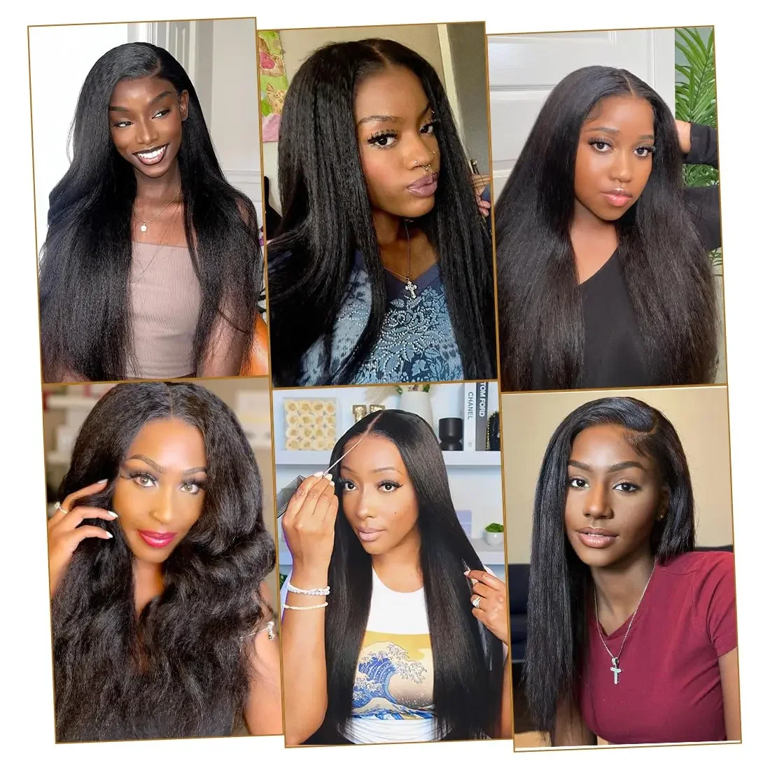 Kinky Yaki Glattes Echthaar-Bündel-Set 20A Brasilianisches Rohes Jungfrauenhaar Weave-Bündel 30 40 Zoll Glatte Haarverlängerungen – Detail 6