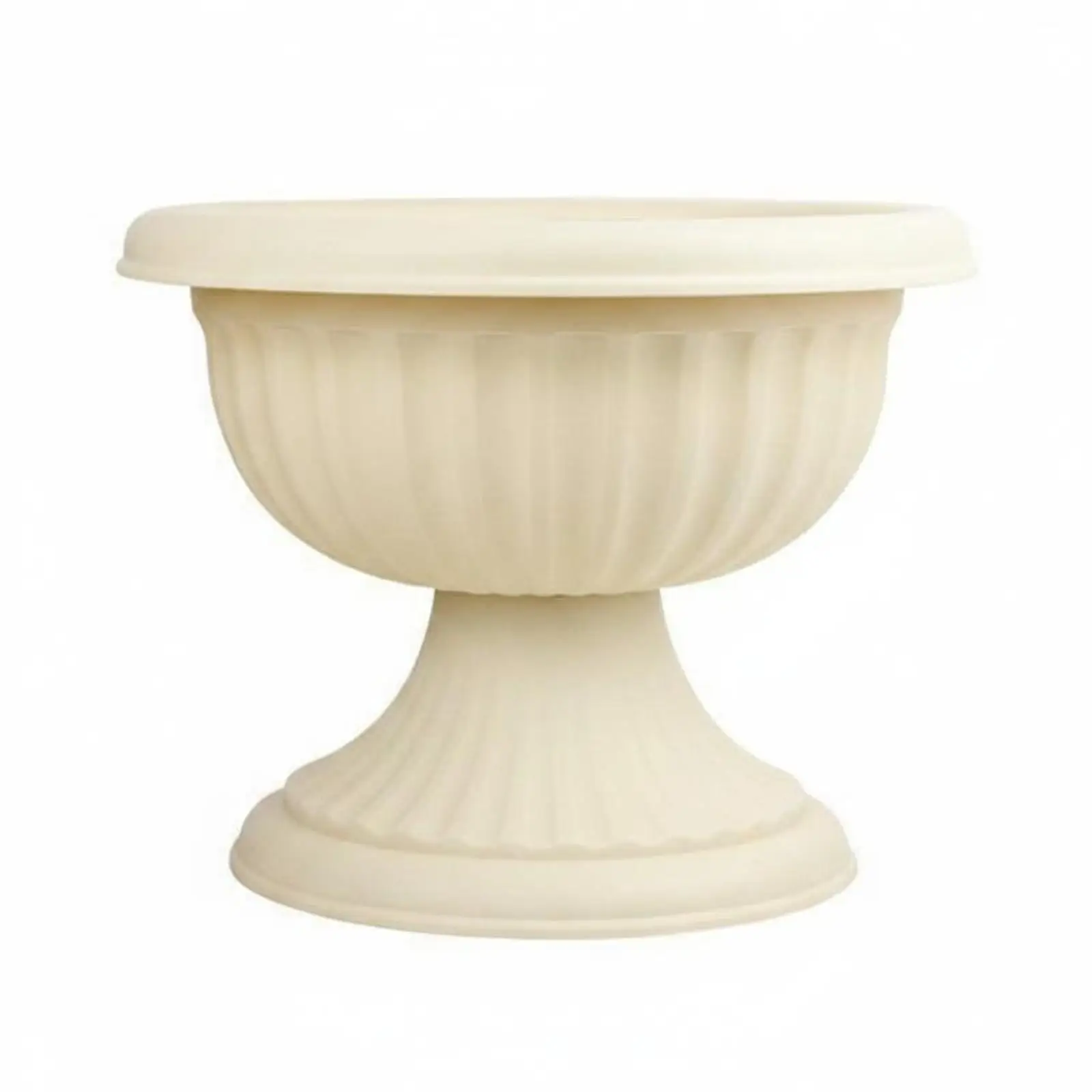 Durable Resin Planter with Ceramic Appearance Rectangular Flower Pot Vase for High Flower Pot for the Terrace Courtyard