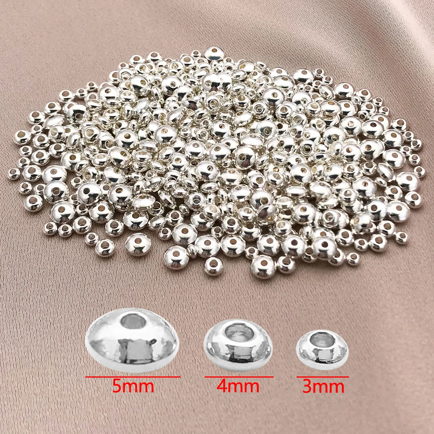 

Микс, 10 шт., 18-каратное настоящее золотое медное позолоченное украшение из интервальных бусин, браслет «сделай сам», ожерелье, аксессуары для изготовления ювелирных изделий из бисера