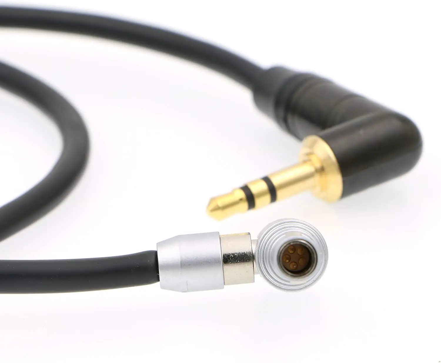 Audio Cable for ARRI Alexa Mini Camera Right Angle 5 Pin Male to 3.5mm Right Angle TRS 20 Inches