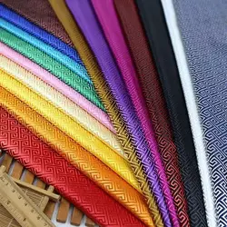 100*75cm Great wall antique chinese style cheongsam costume hanfu woven damask jacquard brocade fabric Sewing Accessories