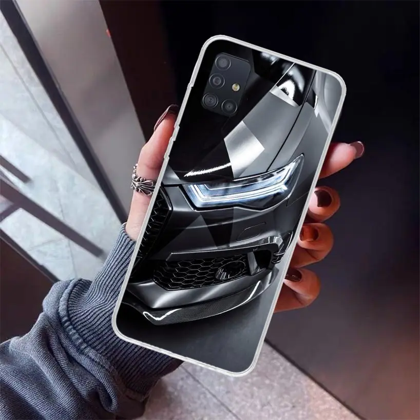 Чехол для телефона Super Car для Audi R-S Sport для Samsung Galaxy A51 A71 A41 A31 A21S A11 A01 A50S A70 A40 A30S A20E A20S A10S A6 A