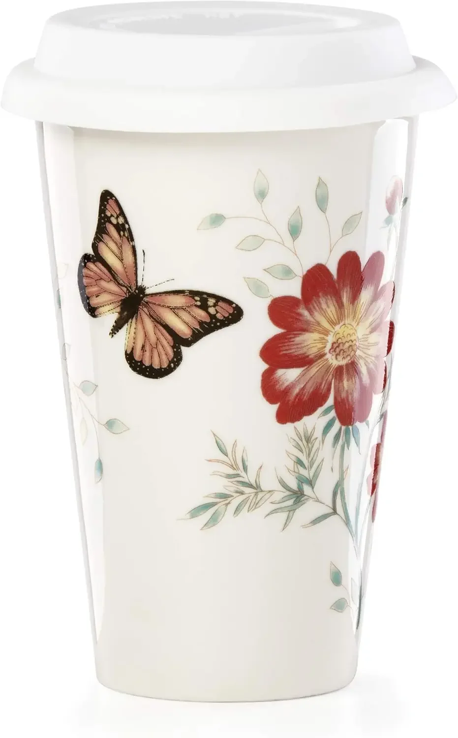 Lenox 865075 Butterfly Meadow 28-Piece Dinnerware Set, White