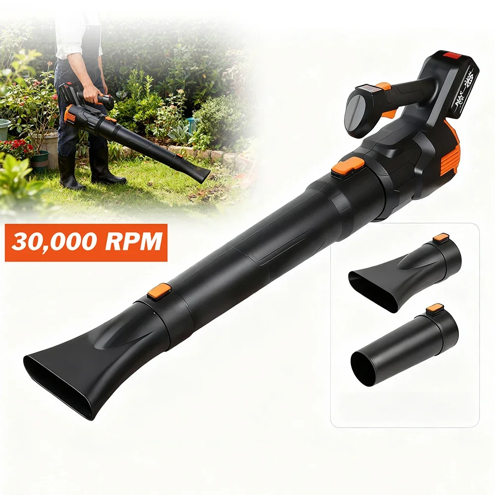 Peniup Daun Lithium Tanpa Kabel Peniup Daun Ringan Tanpa Kabel Peniup Bertenaga Baterai dengan Aliran Udara Tinggi Peniup Daun yang Dapat Diisi Ulang