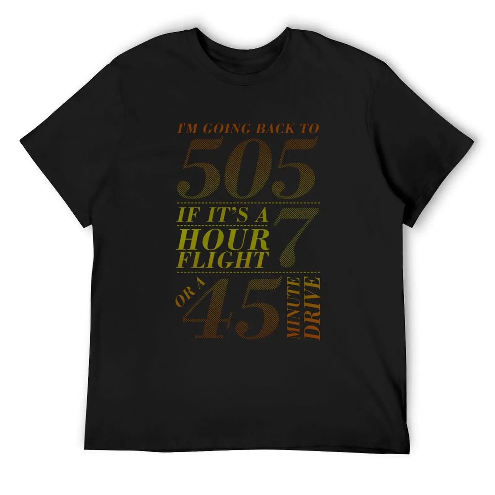 

(i'm going back to 505) monkeys T-Shirt plus size tops cotton graphic tees Short sleeve tee men