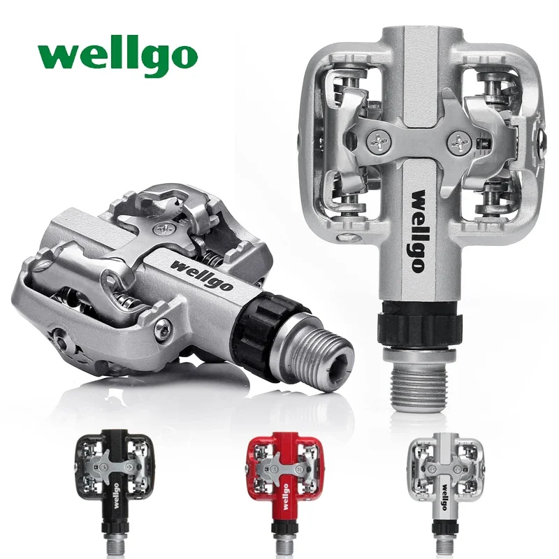 Wellgo WM001 Self-Locking pedals mtb bike clipless pedal Magnesium Alloy MTB Bicycle Pedals