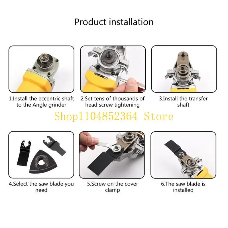 652F Grinder Changed to Universal Treasure Multifunctional Tools of Cutting