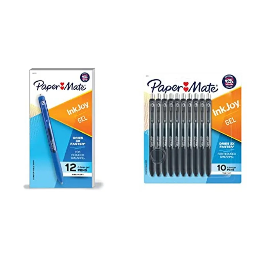 

Набор гелевых ручек InkJoy Fine Point Pure Blue (12 шт.) и гелевые ручки InkJoy Fine Point Black (10 шт.)